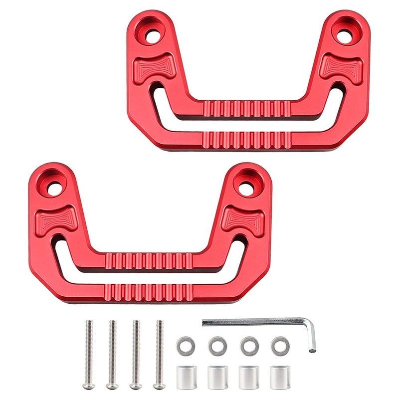 Samman Light Mounting Brackets A-Pillar Windshield Light Mount Compatible with 2018-2021 Jeep Wrangler JL/JLU 2020 2021 Gladiator JT (RED) - Image 5