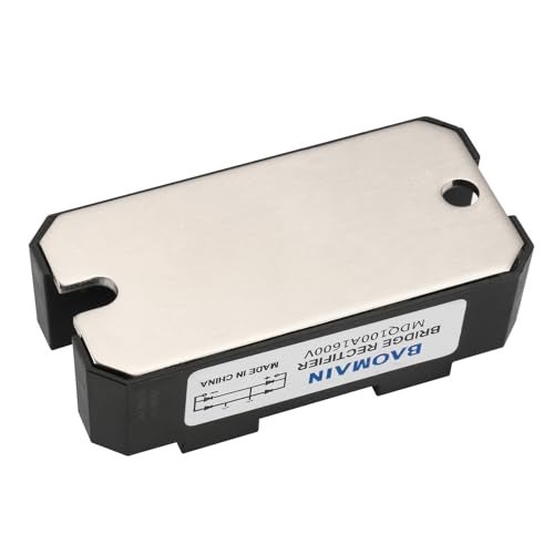 Baomain Bridge Rectifier MDQ-100A, 100A 1600V, Diode Module with Heat Sinks Aluminum - Image 4