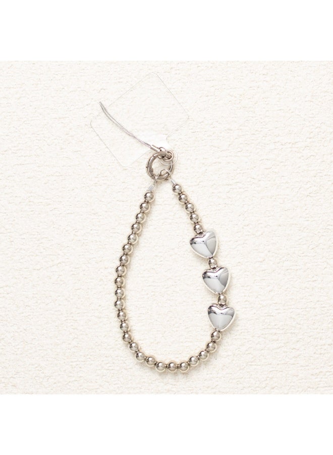 NIBEMINENT Phone Charm/ Chain Strap for Women Girls, Lost Prevention Love Cell Phone Case Lanyard Wrist Strap