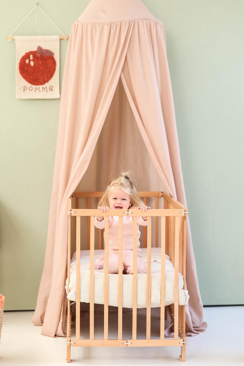 UB-STORE Nougat Kids Bed Canopy for Child Bedroom | Nursery Crib Hanging Curtain | Baby Mosquito Net Bedding for Girls Play Room Decoration | Reading Nook Canopies Toddler Dome Tent - Image 2