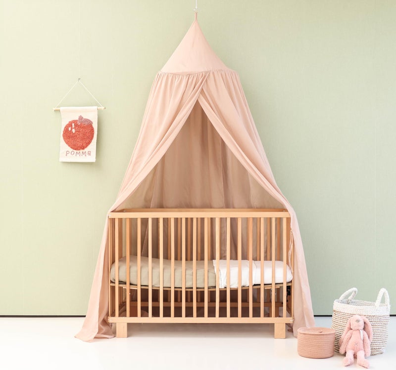 UB-STORE Nougat Kids Bed Canopy for Child Bedroom | Nursery Crib Hanging Curtain | Baby Mosquito Net Bedding for Girls Play Room Decoration | Reading Nook Canopies Toddler Dome Tent - Image 4