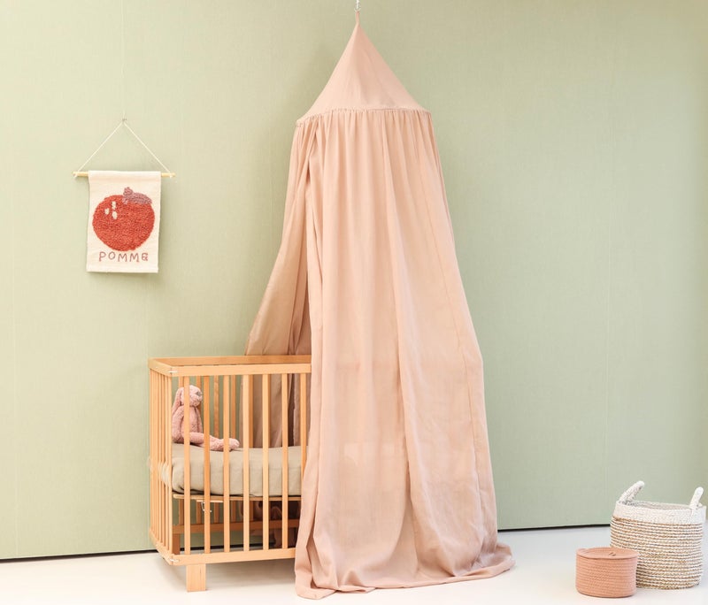 UB-STORE Nougat Kids Bed Canopy for Child Bedroom | Nursery Crib Hanging Curtain | Baby Mosquito Net Bedding for Girls Play Room Decoration | Reading Nook Canopies Toddler Dome Tent - Image 5