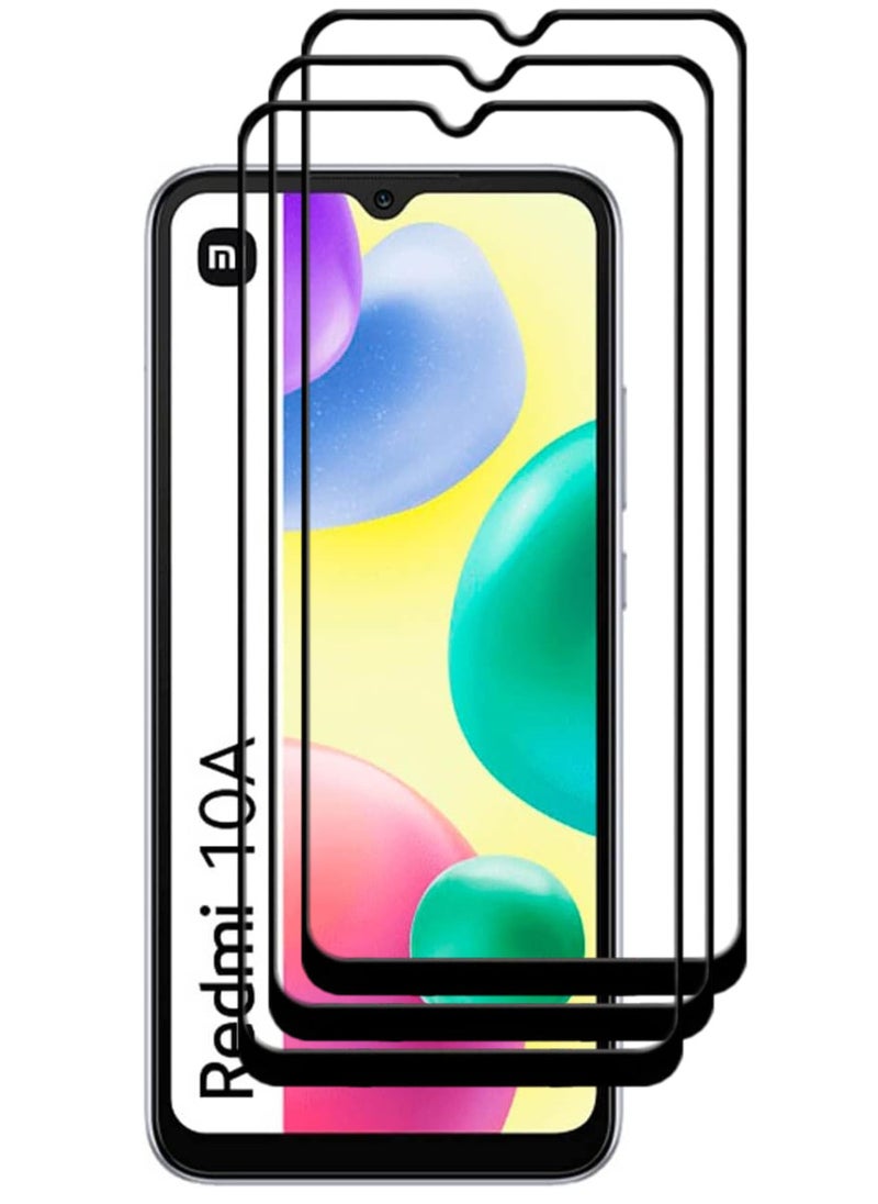ACLIX 3 Pieces Antistatic ESD Dustproof Premium Quality High Definition Tempered Glass Screen Protector Designed For Xiaomi Redmi 10A - Image 1