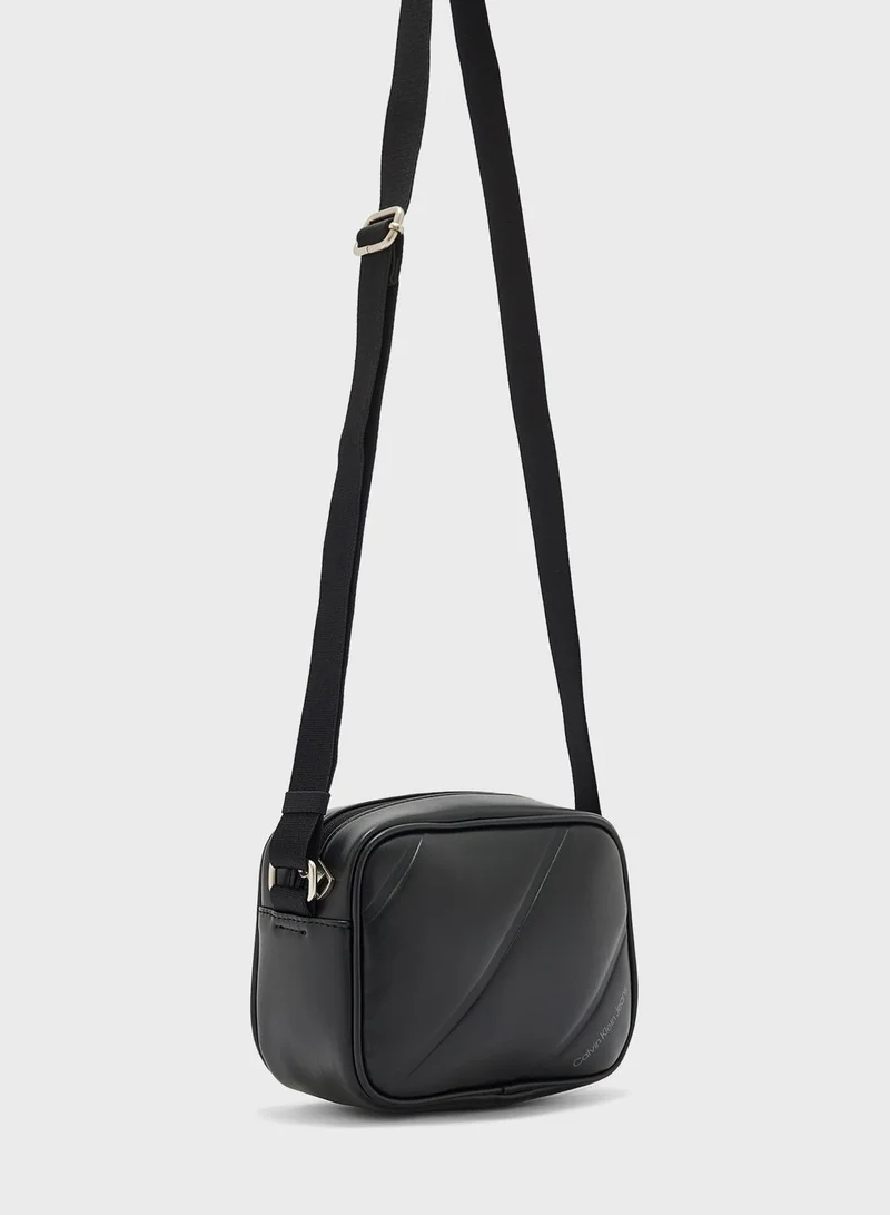 Calvin Klein Jeans Quilted Zip Over  Crossbody