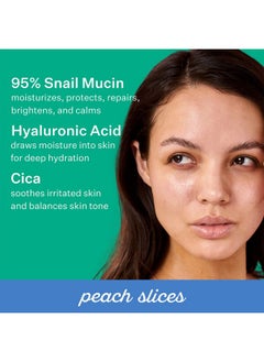 Peach Slices Peach Slices | Snail Rescue Blemish Busting Toner | 95% Snail Mucin | Pore Cleaner | Hydrates & Balances | Korean Skin Care | CICA | Hyaluronic Acid | Non-Comedogenic | Cruelty-Free | 4.05 oz  - Image 3