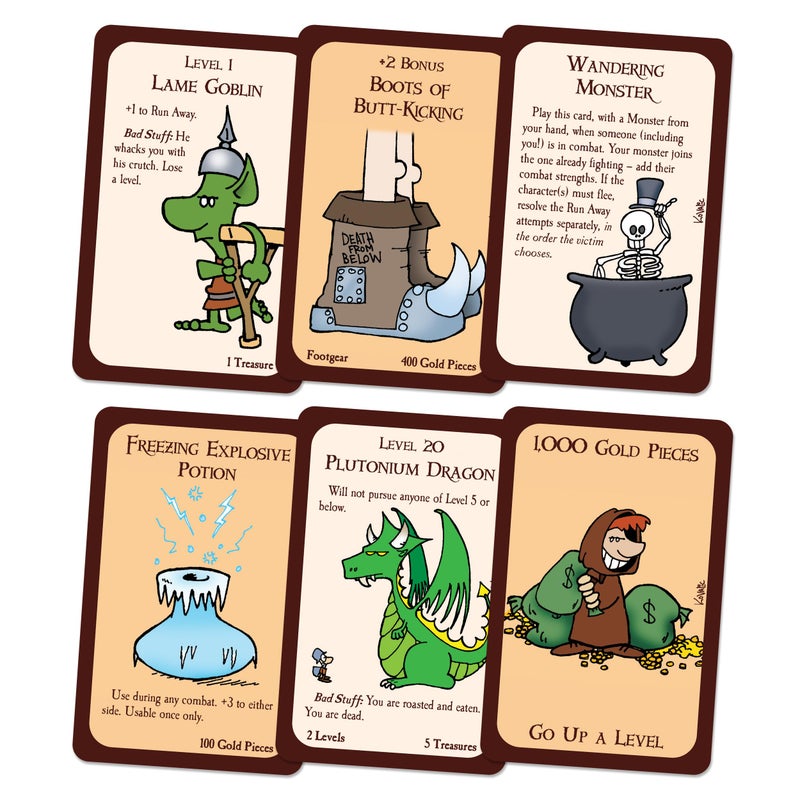 STEVE JACKSON GAMES Munchkin Deluxe Board Game (Base Game), Family Board & Card Game, Adults, Kids, & Fantasy Roleplaying Game, Ages 10+, 3-6 Players, Avg Play Time 120 Min, From Steve Jackson Games - Image 4