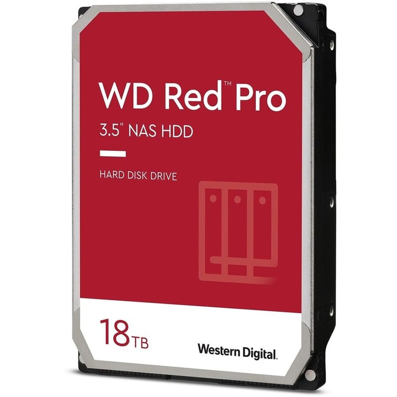 Western Digital Western Digital 18TB WD Red Pro NAS Internal Hard Drive HDD - 7200 RPM, SATA 6 Gb/s, CMR, 512 MB Cache, 3.5" - WD181KFGX - Image 4