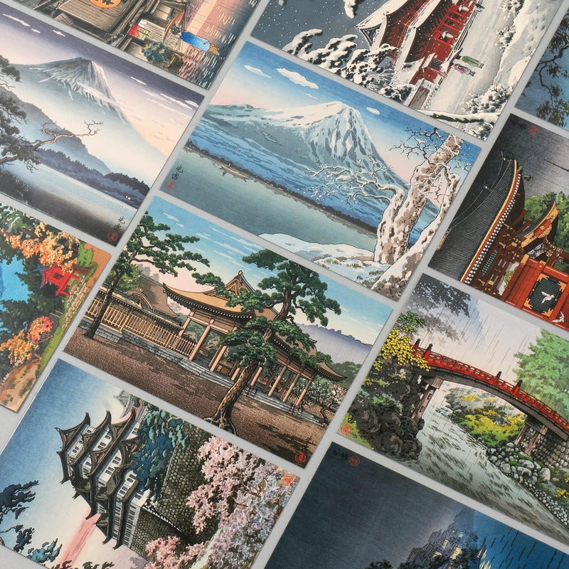 EDENMS Tsuchiya Koitsu Art Postcards, Famous Painting Japanese Artwork Post Cards Bulk Pack(30 Pack), Aesthetic wall art prints decor, Postcards Poster for School Students Teacher Thank You Note Cards - Image 5