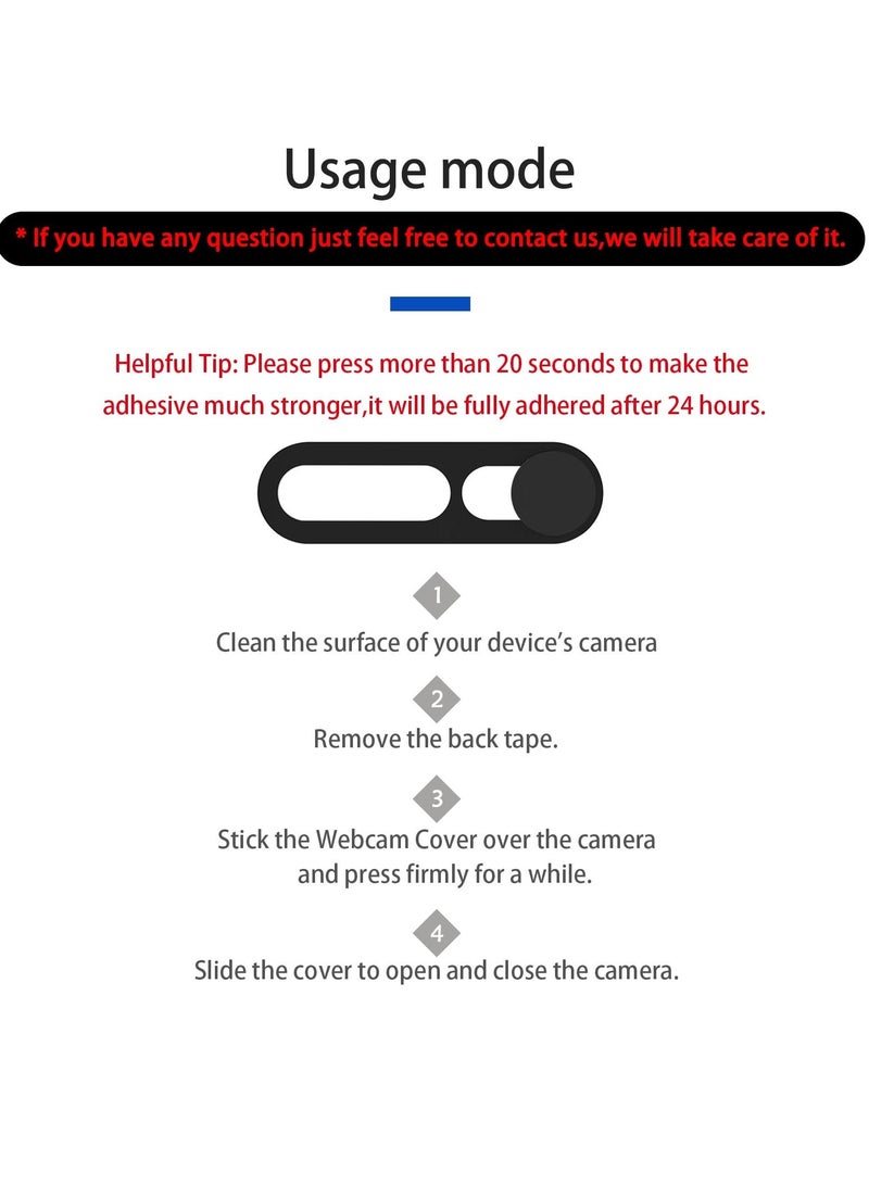 Front Camera Cover, Camera Cover Compatible with iPhone 14Pro Max/15/15 Puls/15Pro Max, Webcam Cover Protector Protect Privacy and Security, Not Affect Face ID - 2 Pack-Black - Image 2