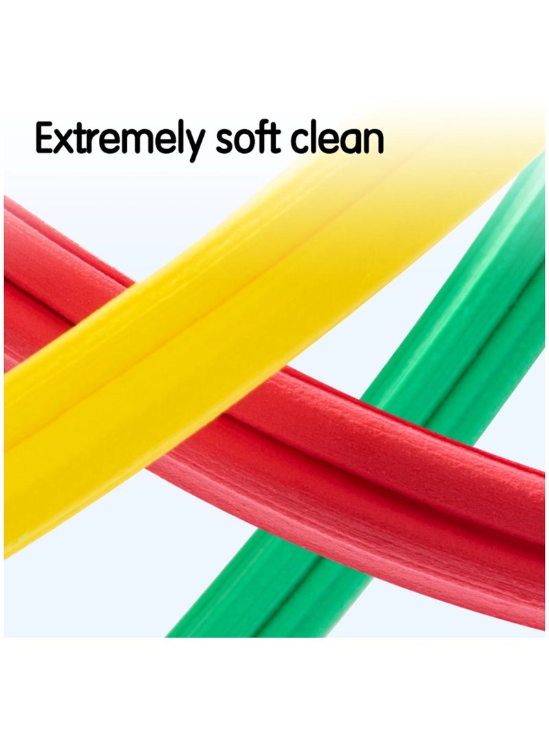 Deli طقم دلو من الطين الناعم 24 قطعة بألوان متعددة - Image 5