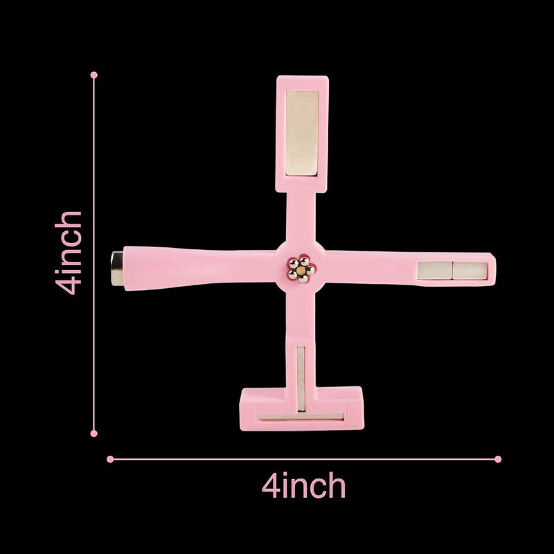NOVAL Cat Eye Magnet Tool, 5 in 1 Cateye Magnet for Nails, Horseshoe Magnet for Nail Polish, Nail Magnet Tool, Multi-Function 3D Magnetic Cat Eye Gel Polish Nail Art, for Salon, Studio or home use - Image 5