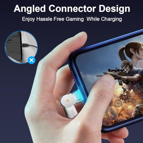 Verilux® 240W Type C Cable Fast Charging with LED, 9.8Ft 180 Degree No Tangle PVC C Type Charger Cable with 480Mbps Data Transmission USB C for iPhone 17/17 Pro/17 Pro Max/16/15, Galaxy S25/S24 - Image 5