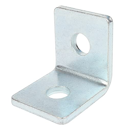 heneng 10 Pcs 2 Hole 90° Fitting for 1-5/8" Strut Channel, L Shaped Angle Bracket Heavy Duty Strut Connector, 3/16" Thick - Image 3