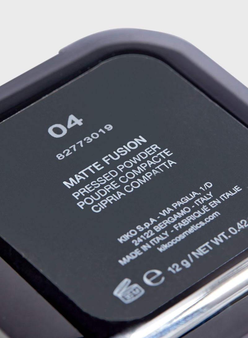 KIKO MILANO Matte Fusion Pressed Foundation Powder 04 - Image 4