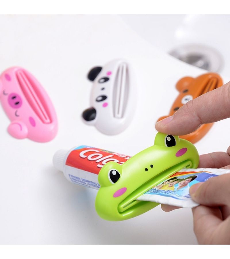 Mixed Color 4Pcs Toothpaste Squeezer Set Manual Tubes Clip Roller Press - Image 2