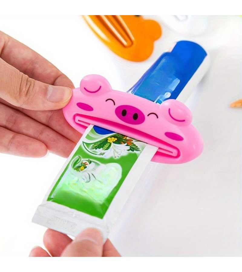 Mixed Color 4Pcs Toothpaste Squeezer Set Manual Tubes Clip Roller Press - Image 4