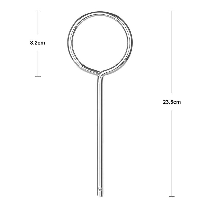stonylab Support Retort Ring, Chrome-Plated Lab Support Ring Closed Extension Ring in O.D. 80 mm I.D. 65 mm for Laboratory Experiment, Sturdy Corrosion Resistant - Image 3