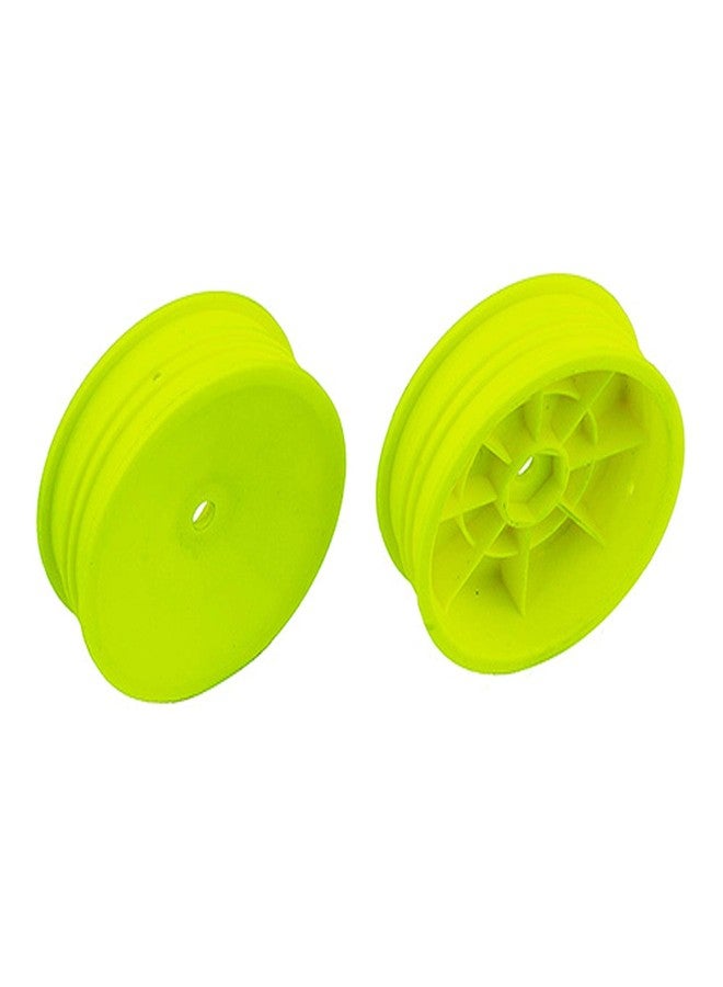 Team Associated عجلات أمامية رفيعة ذات دفع بعجلتين من تيم أسوسيتد 2.2 12mm سداسي أصفر ASC91758 إطارات RC - Image 2