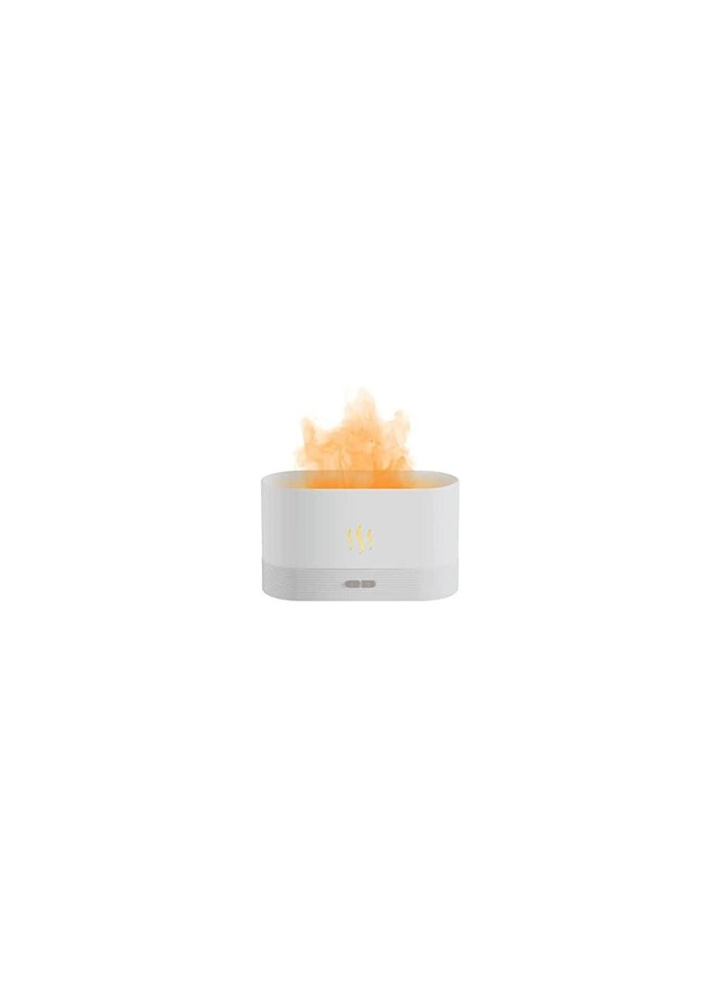 Generic - Desktop Aromatherapy Diffuser Flame Pattern Light 240ml Electric Aromatherapy Air Diffuser Sprayer Diffuser with Auto Shut Off Protection for Spa Office Yoga Site - Image 1