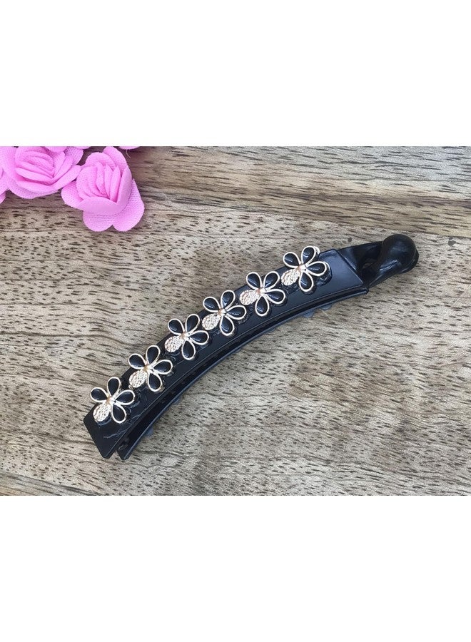 Arooman™ Bridal Hair Clutchs/Claws, Hair Clutcher For Women, Girls Pack-01, Color-Black - Image 1