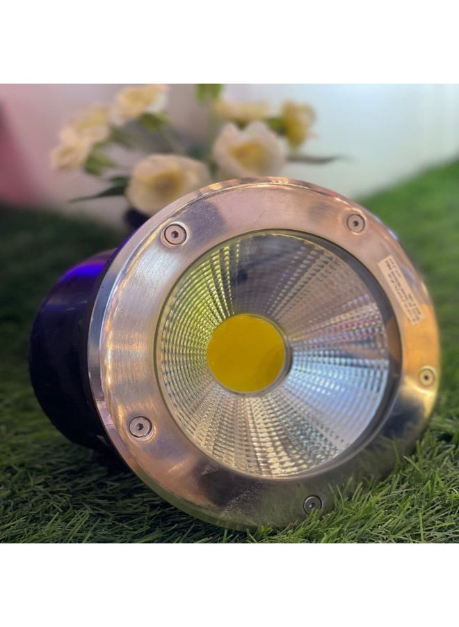 أوماكس كشاف LED خارجي دفن أرضي معزول ضد الماء   اضاءة أصفر  15W - Image 1