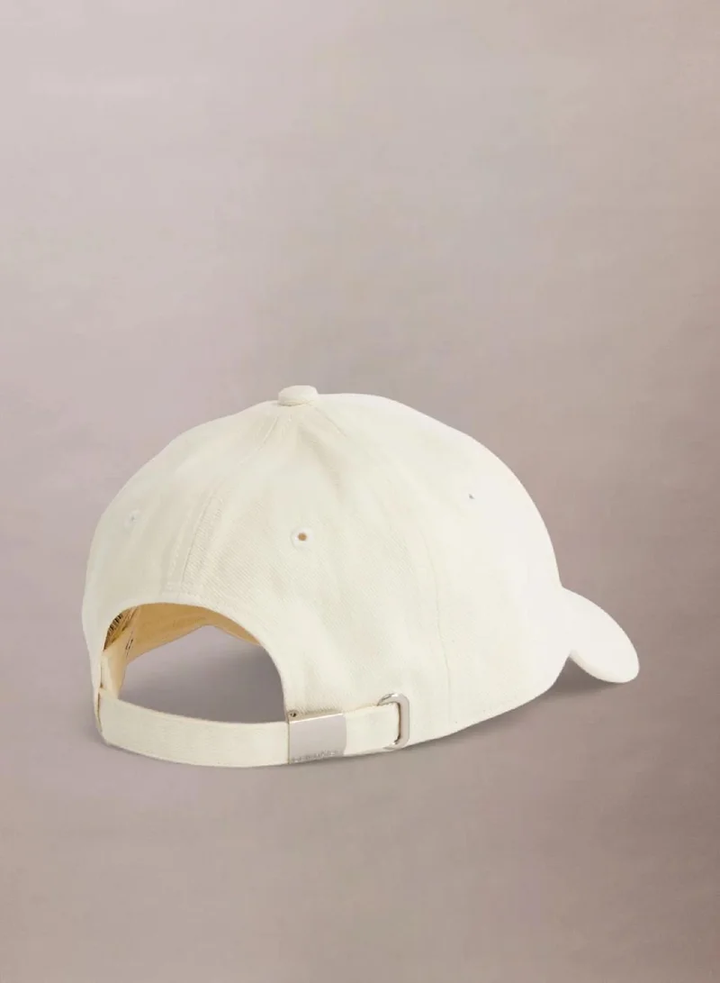 Calvin Klein Bone White Logo Cotton Cap for Women | Best Price UAE