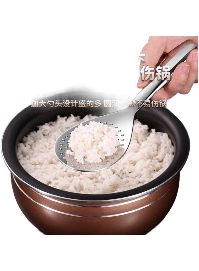 Dipple 304 Stainless Steel Rice Spoon Non-Stick Rice Spoon Household High Temperature Resistant Standing Rice Spoon Rice Shovel - Image 3