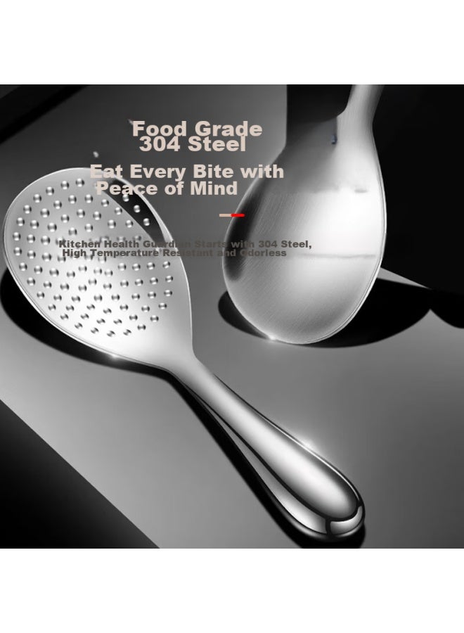 Dipple Deepor 304 Stainless Steel Rice Spoon Non-stick Rice Spoon Household High Temperature Resistant Standing Rice Spoon Rice Shovel - Image 1