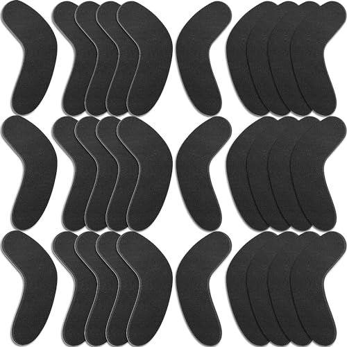 RunNico 30 Pack Ski & Snowboard Boots Fitting Pads - 3 Sizes Self-Adhesive Foam Padding - J Bars Snowboard Boots to Reduce Heel Lift & Ankle Blisters - Image 1