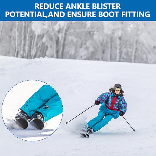 RunNico 30 Pack Ski & Snowboard Boots Fitting Pads - 3 Sizes Self-Adhesive Foam Padding - J Bars Snowboard Boots to Reduce Heel Lift & Ankle Blisters - Image 5