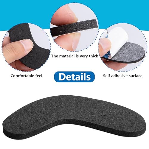 RunNico 30 Pack Ski & Snowboard Boots Fitting Pads - 3 Sizes Self-Adhesive Foam Padding - J Bars Snowboard Boots to Reduce Heel Lift & Ankle Blisters - Image 3