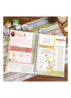 Y&D 20 Rolls Vintage Washi Tape Set 0.2 0.4 0.6 0.8 1 in Wide Flowers Decorative Adhesive Tapes for Journaling Scrapbooking Supplies Bullet Journals Junk Journal DIY Crafts  - Image 5