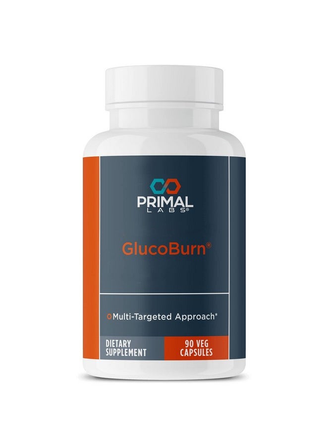 Primal Labs - Glucoburn Support Supplement With White Mulberry Leaf Extract And Alpha Lipoic Acid - Image 1