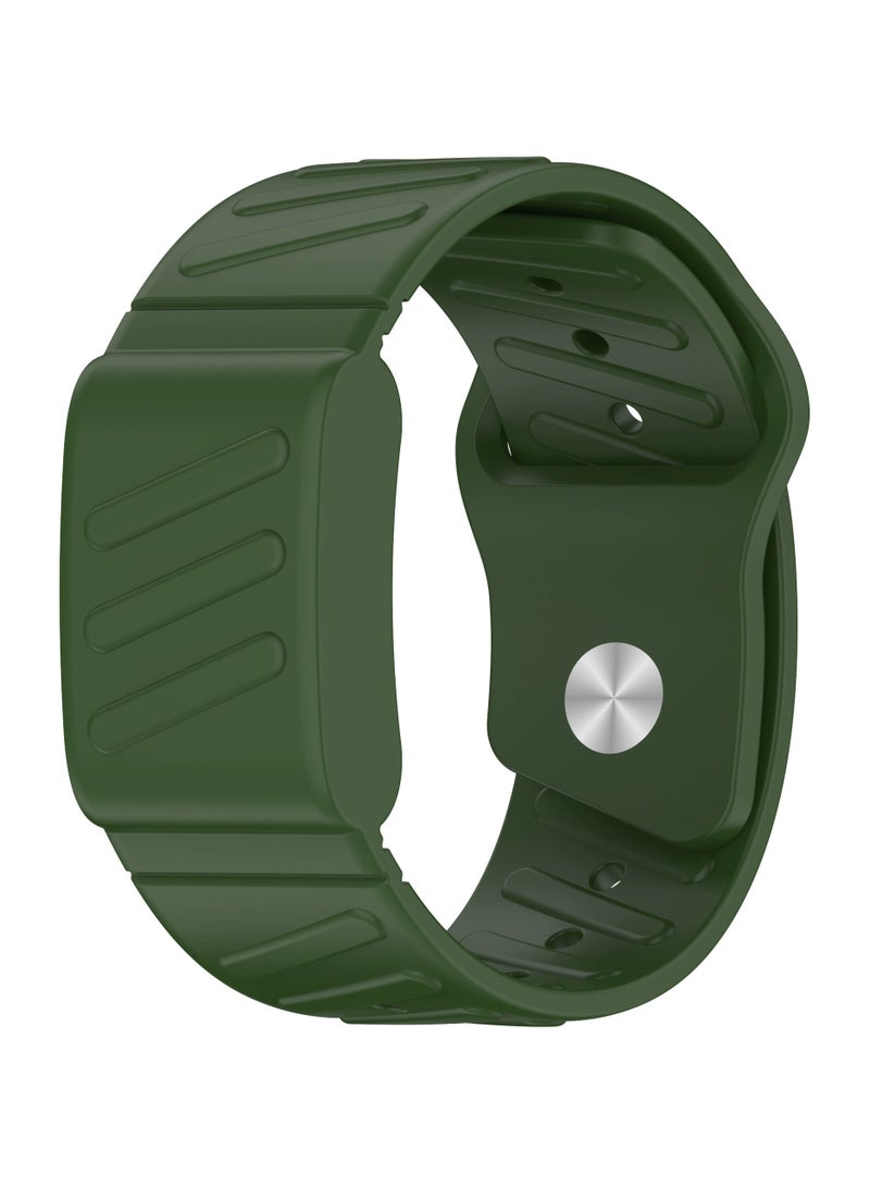 Silicone Strap Repalcement for WHOOP Band 4.0,Soft Adjustable Waterproof Band for Enhanced Performance,Green  - Image 1