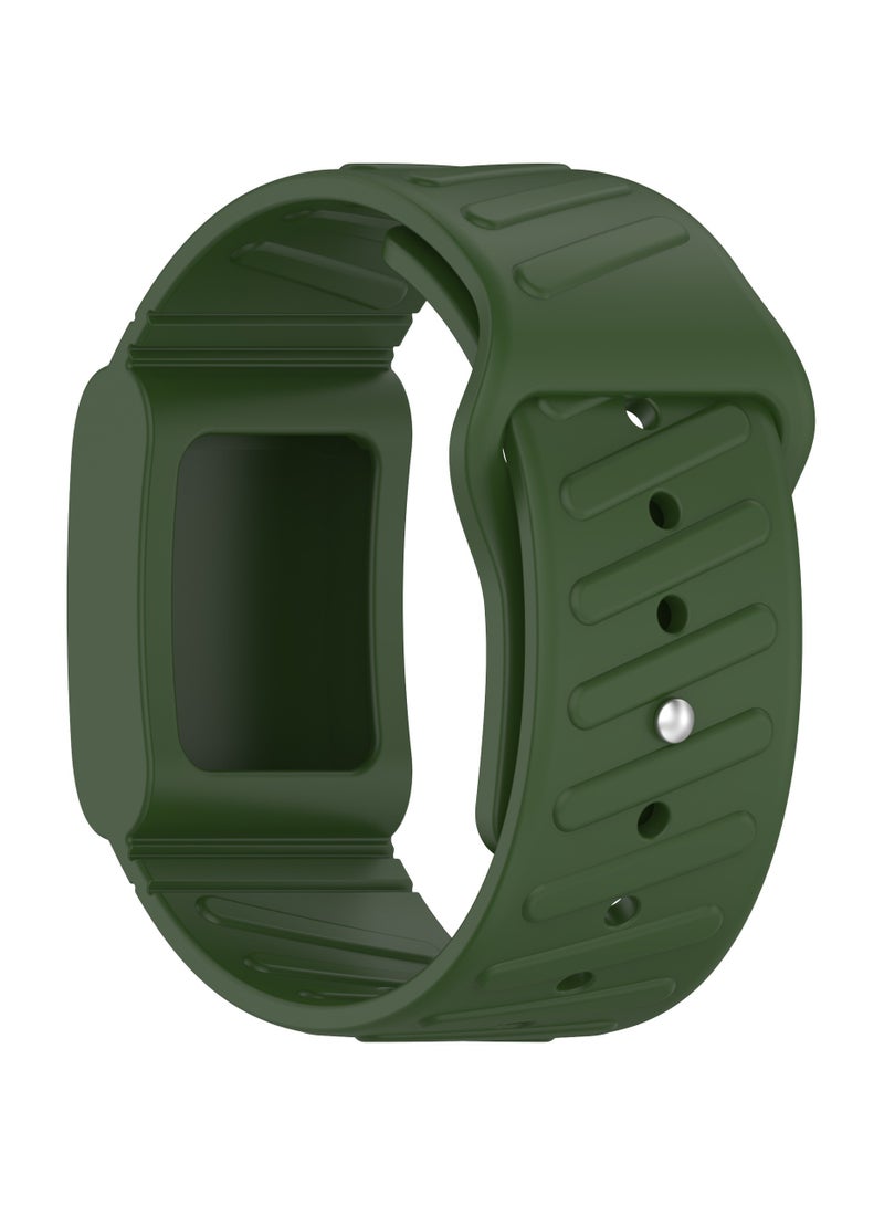 Silicone Strap Repalcement for WHOOP Band 4.0,Soft Adjustable Waterproof Band for Enhanced Performance,Green  - Image 3