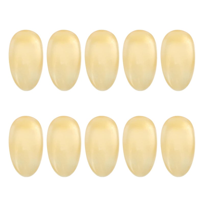 cheekyglo 20 Pairs Hair Dye Earmuffs Ear Protectors Waterproof Ear Covers Ear Shower Caps Bathing Ear Cover Caps Anti- Staining Earmuffs Ear Shield for Barber Home Shower Gold - Image 1