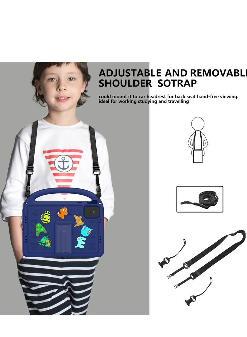 Children's Protective Case for Lenovo Tab M11 11 inch (TB-330FU TB-331FC)/ Xiaoxin Pad 2024 11 inch , shockproof cover with shoulder strap bracket - Image 5