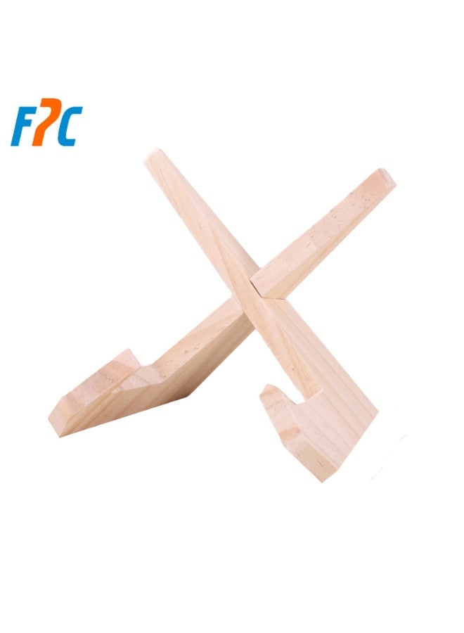 أف بي سي FPC مصنوعة يدويا وصفة خشبية رف - وصفة ريفية رف الكتب للمطبخات والأجهزة اللوحية وعروض الكتاب - Image 1