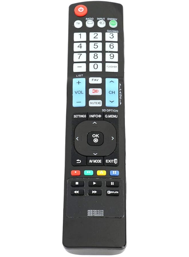 The Bros AKB73615315 AKB73615316 AKB73655806 Replaced Remote Control-Fit for-LG LCD LED TV 42CM565 47CM565 50PA6500 55LS4600 22LS3500-UD 26LS3500 26LS3500-UD 42LS5600-UC 50PA5500-UG 50PA550C-UA - Image 1