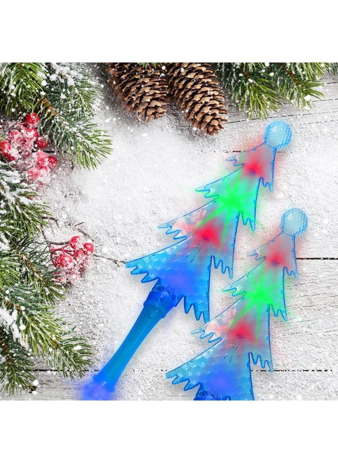 ArtCreativity ArtCreativity Christmas Light Up Wands for Kids - Set of 2 Magic Christmas Tree Glow Wands with Flashing LEDs, Batteries Included, Fun Christmas Tree Toy and Stocking Stuffer for Boys and Girls  - Image 5