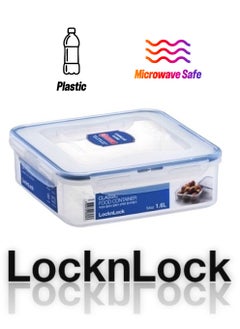 LOCK & LOCK LocknLock 1.6L  Squared  Airtight Food Storage Container- BPA-Free, Microwave, Freezer, and Dishwasher Safe  - Image 1