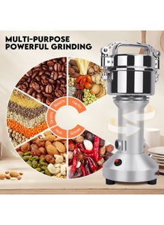 Raxoom Electric Grain Mill, 150 g, Stainless Steel, Fast Superfine Mill, Grain Mill, Dry Herb Grain Grinder with Overload Protection for Herbs, Spices, Nuts, Cereals, Herb Powder Machine  - Image 5