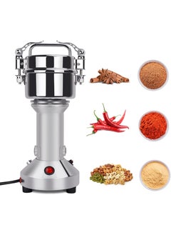 Raxoom Electric Grain Mill, 150 g, Stainless Steel, Fast Superfine Mill, Grain Mill, Dry Herb Grain Grinder with Overload Protection for Herbs, Spices, Nuts, Cereals, Herb Powder Machine  - Image 1