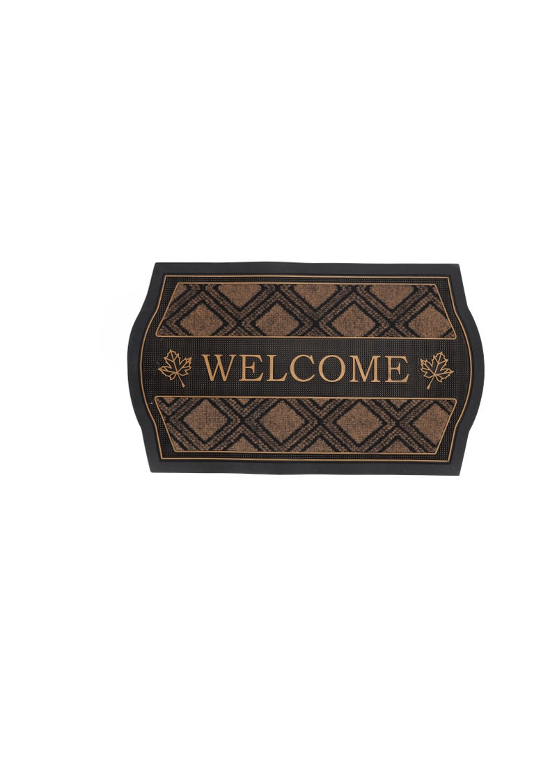 Royalford Door Mat- RF12476/ 40x70 cm, Multi-Purpose Mats for Indoor and Outdoor Use, for Bathroom Brown - Image 2