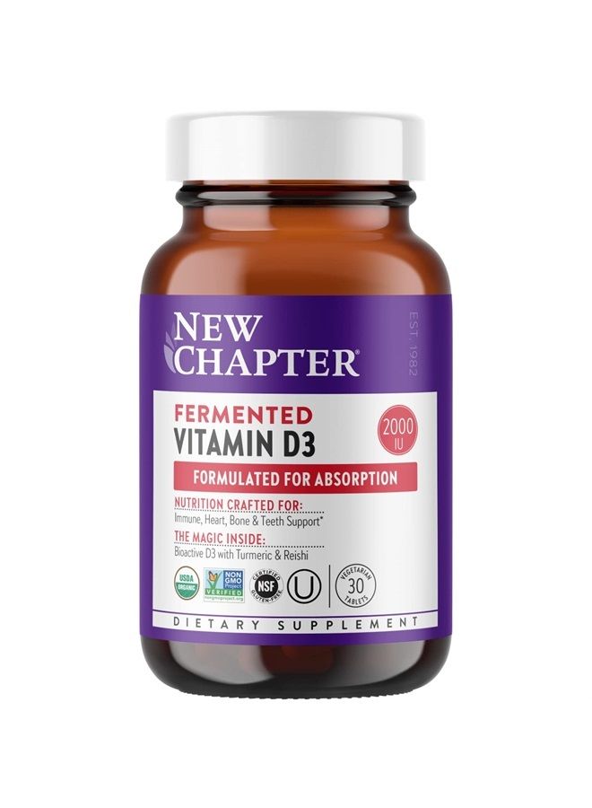 New Chapter Fermented Vitamin d3, 30 Count - Image 1