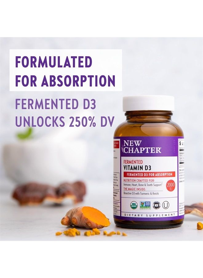 New Chapter Fermented Vitamin d3, 30 Count - Image 2