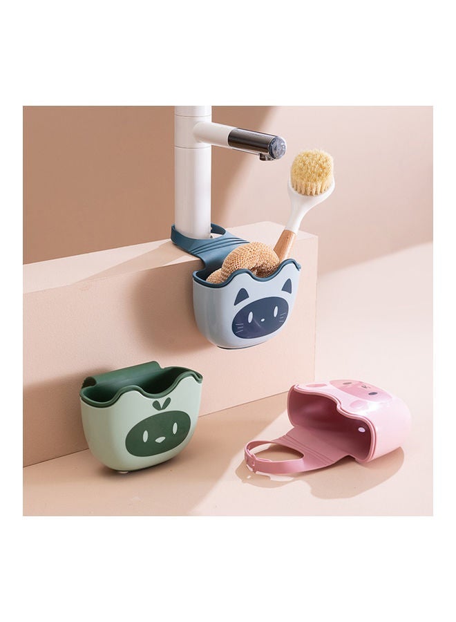 NIBEMINENT Cute Animal Pattern Hanging Drain Basket Pink 14.5x10.5 x 23.5cm - Image 2