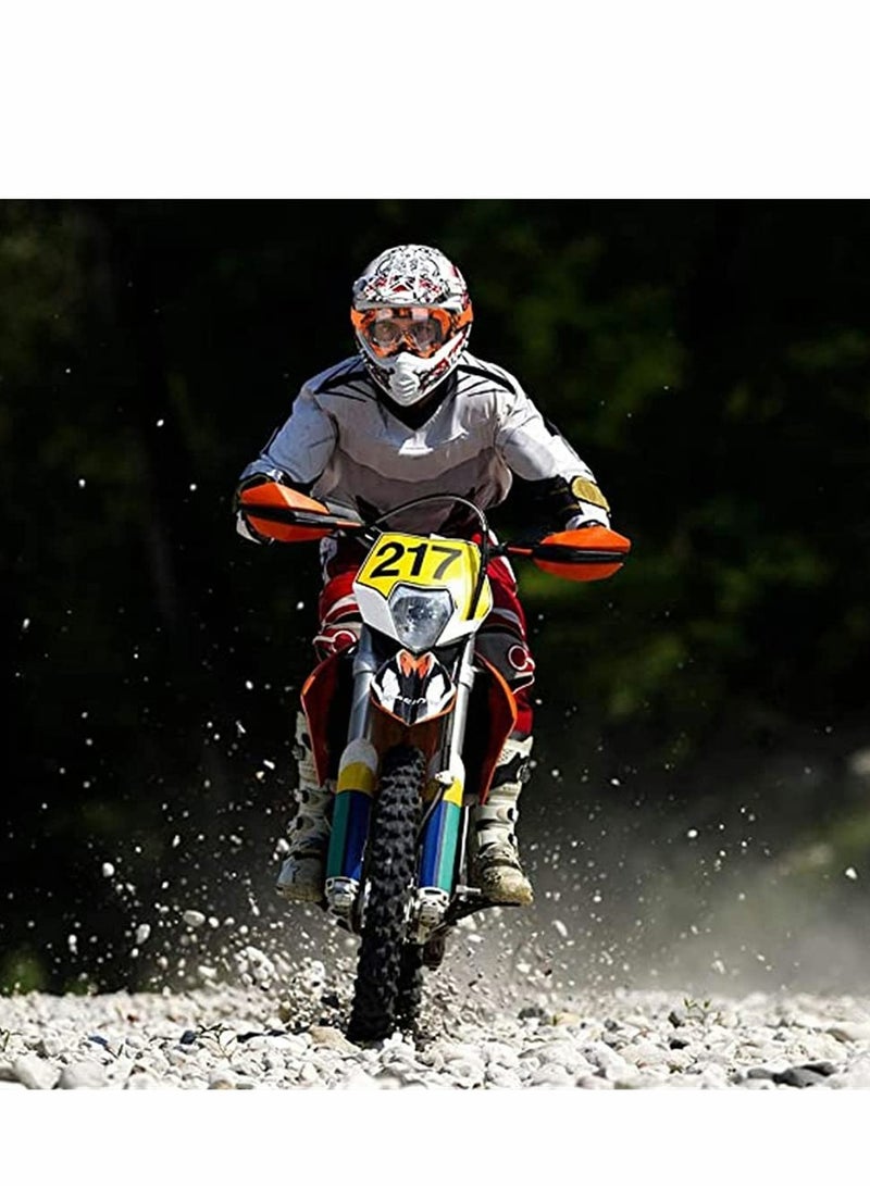 Excefore Motorcycle Goggles, ATV Dirt Bike Anti Scratch Motocross Protect Bendable Eyewear Off Road Dust proof Anti Fog Riding Goggles with Adjustable Strap for Adult Youth (Transparent Lens Type) - Image 4