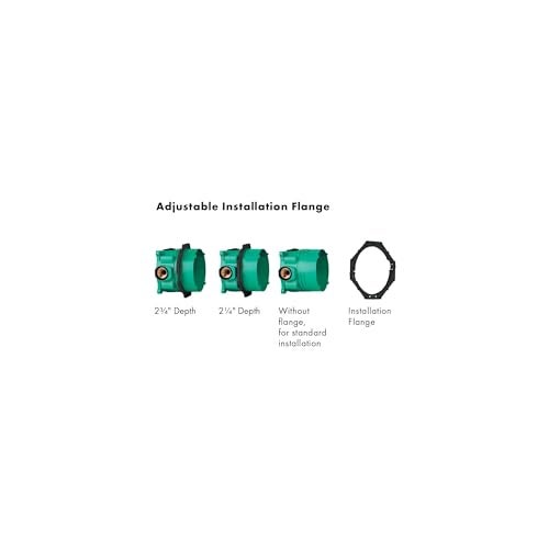 Hansgrohe Rough, iBox Universal Plus with Service Stops, ¾", 01850181 - Image 2