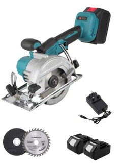 Halamine Cordless Circular Electric Saw,6200r/min, 1200W with 2 Batteries, Manual Guide, Max Cutting Depth 42.5mm  - Image 1